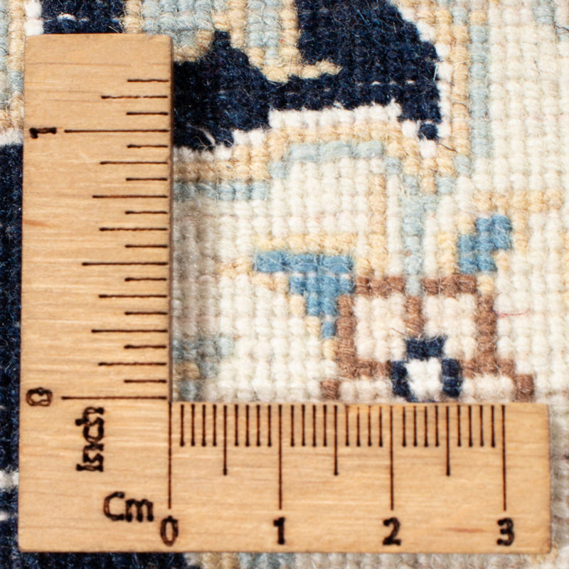 Tapis de couloir Tapis persan - Nain - Premium - 295 x 81 cm - bleu foncé