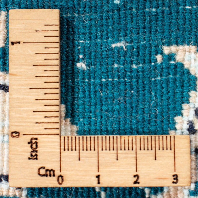 Tapis de couloir Tapis persan - Nain - Premium - 298 x 81 cm - bleu foncé