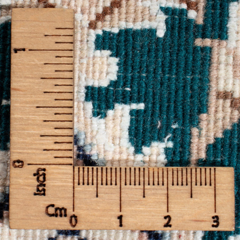 Tapis de couloir Tapis persan - Nain - Premium - 397 x 88 cm - bleu foncé