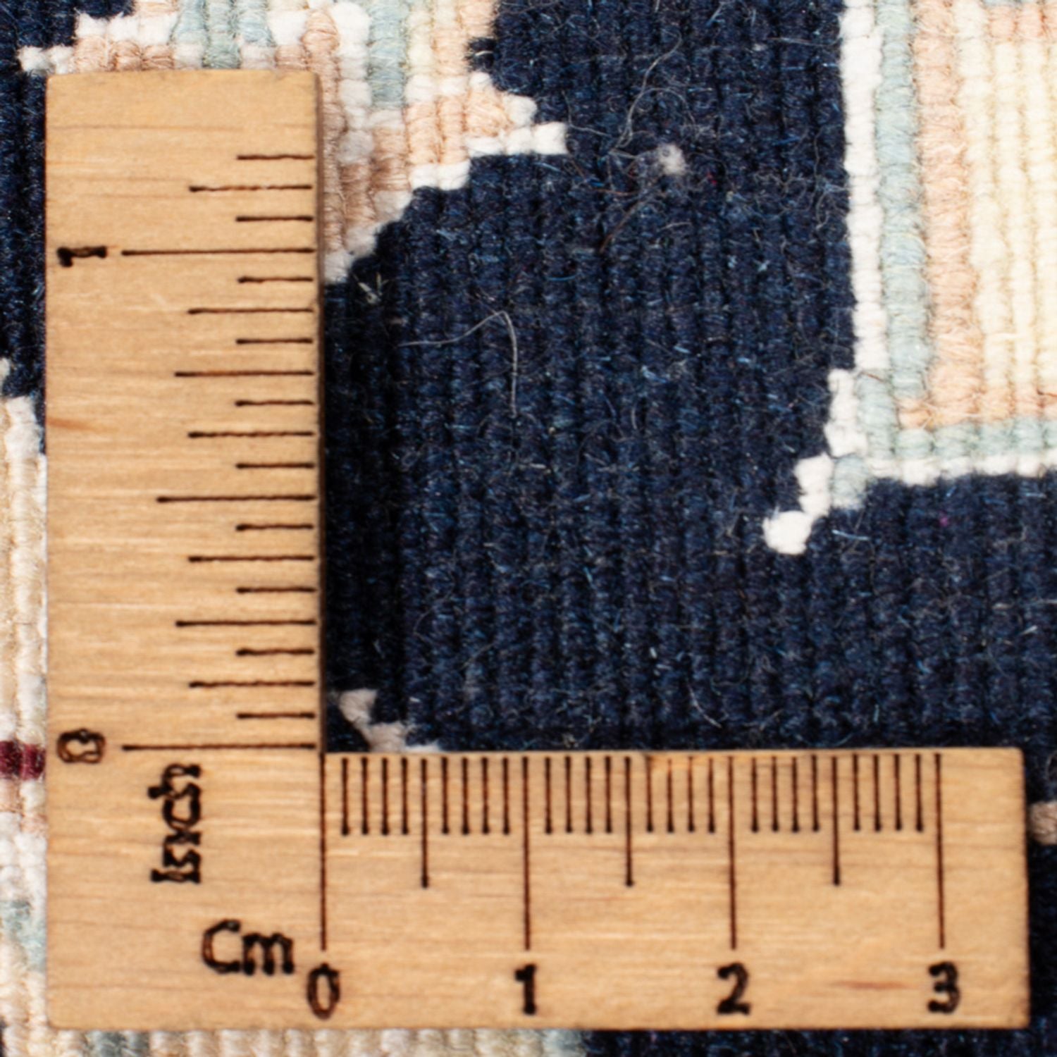 Tapis de couloir Tapis persan - Nain - Premium - 297 x 81 cm - bleu foncé
