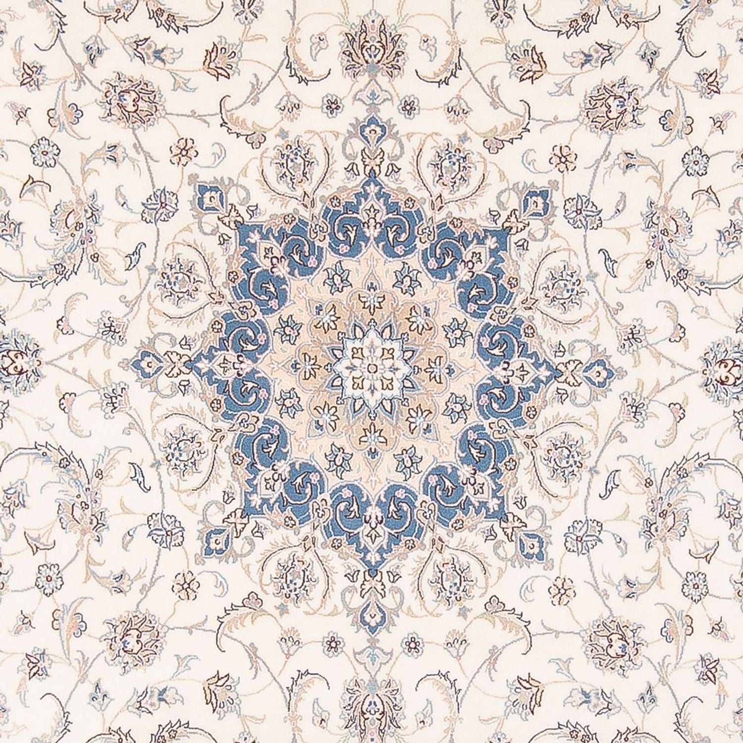 Tapis persan - Nain - Premium - 297 x 246 cm - crème