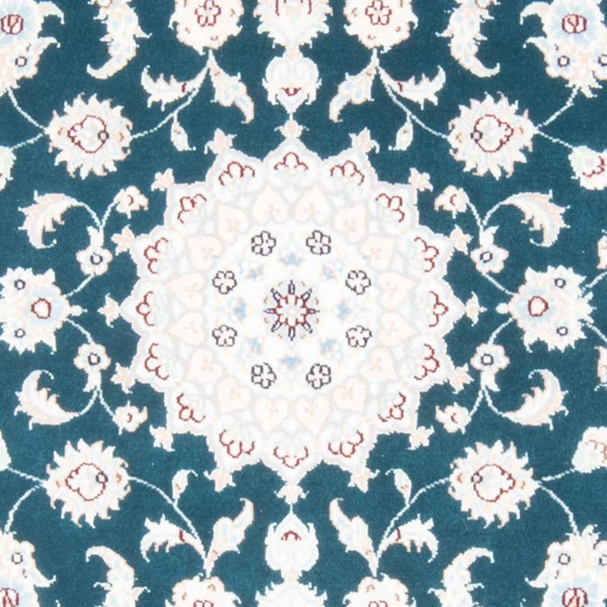 Tapis de couloir Tapis persan - Nain - Royal - 200 x 81 cm - vert