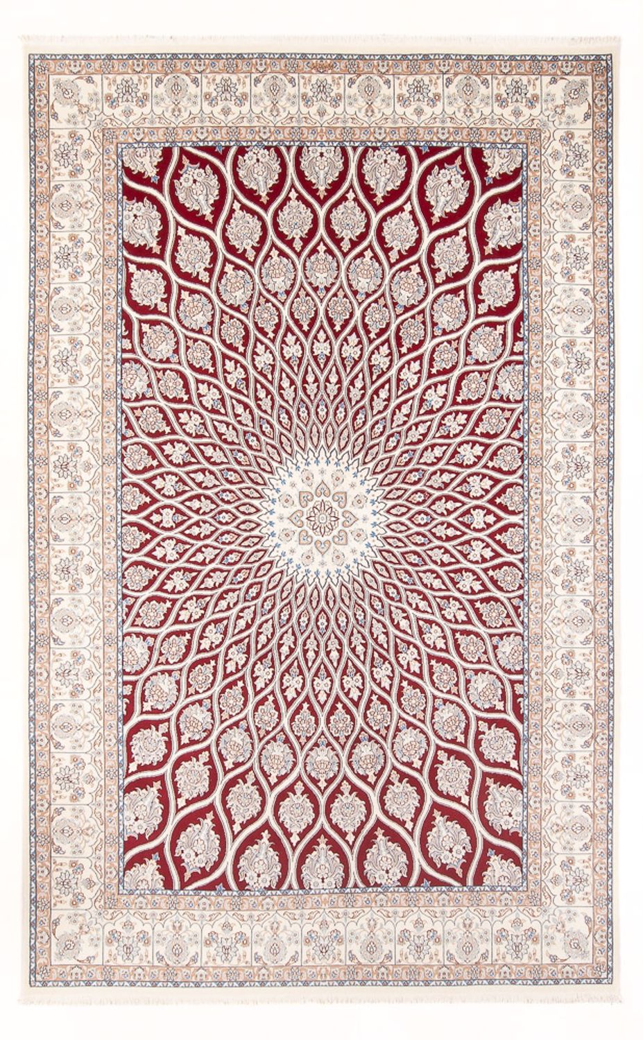 Tapis persan - Nain - Premium - 297 x 196 cm - rouge