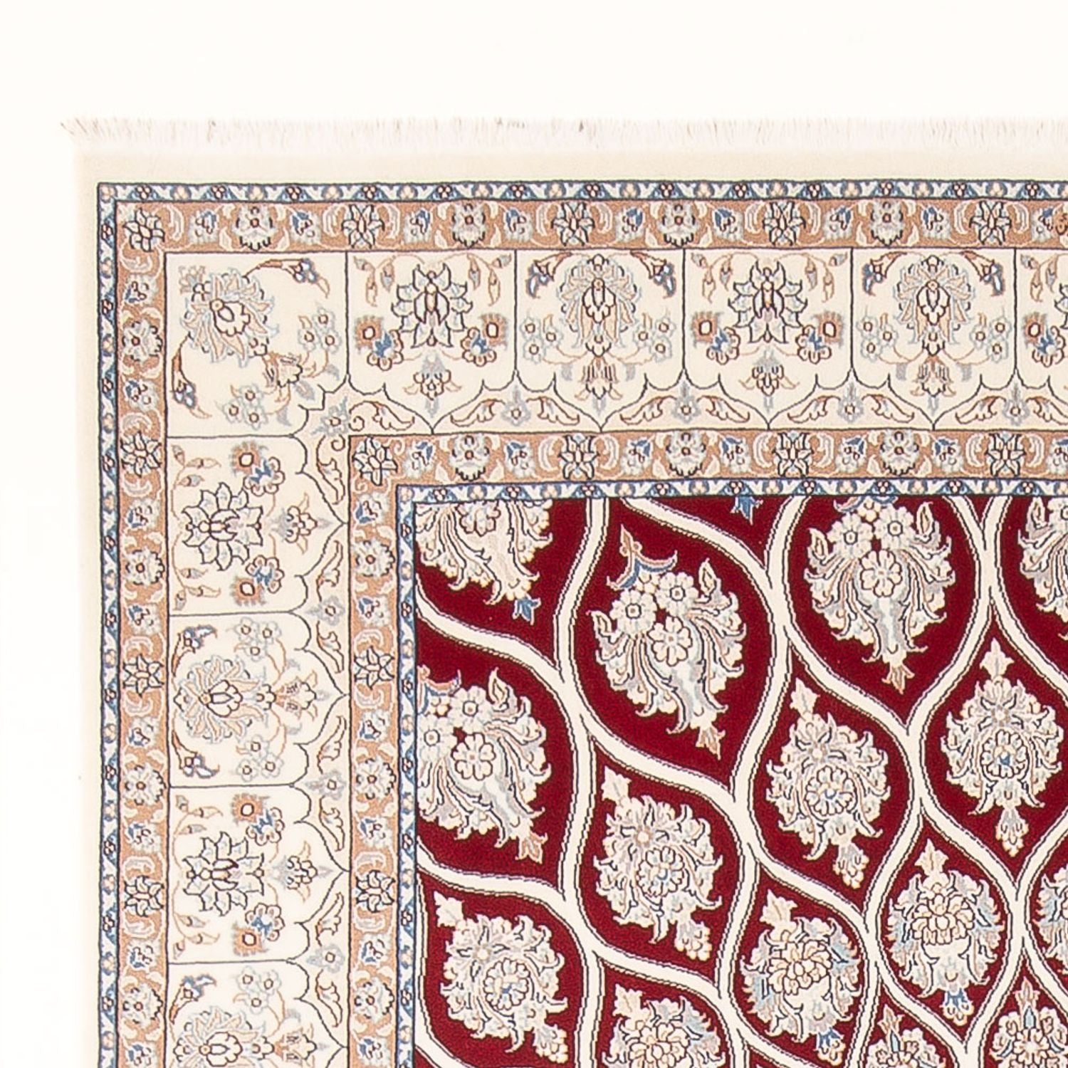 Tapis persan - Nain - Premium - 297 x 196 cm - rouge