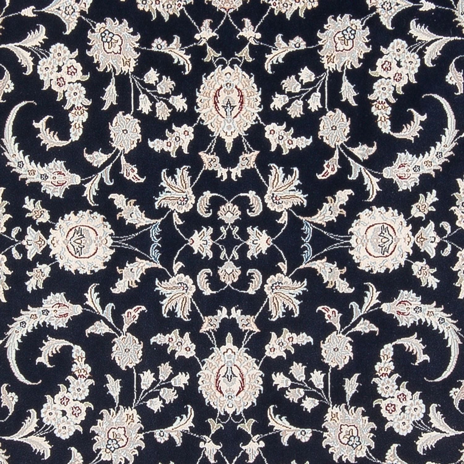 Tapis persan - Nain - Premium - 294 x 197 cm - bleu foncé