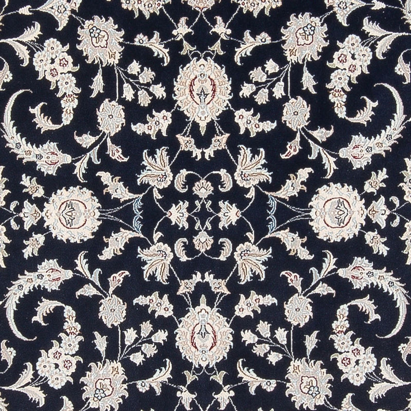 Tapis persan - Nain - Premium - 294 x 197 cm - bleu foncé