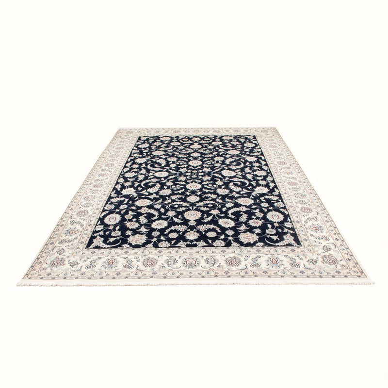 Tapis persan - Nain - Premium - 294 x 197 cm - bleu foncé
