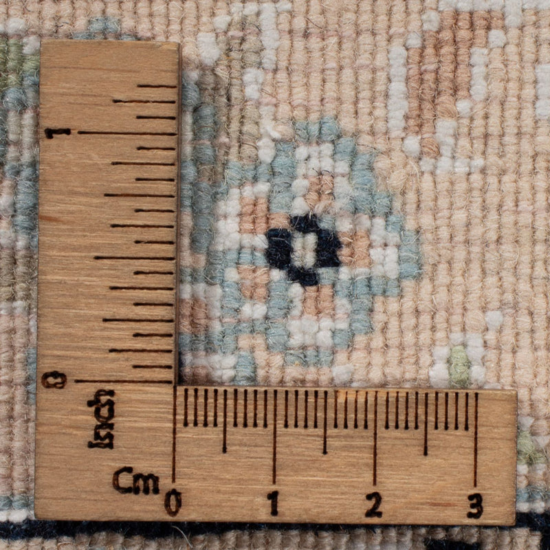Tapis persan - Nain - 261 x 249 cm - bleu foncé
