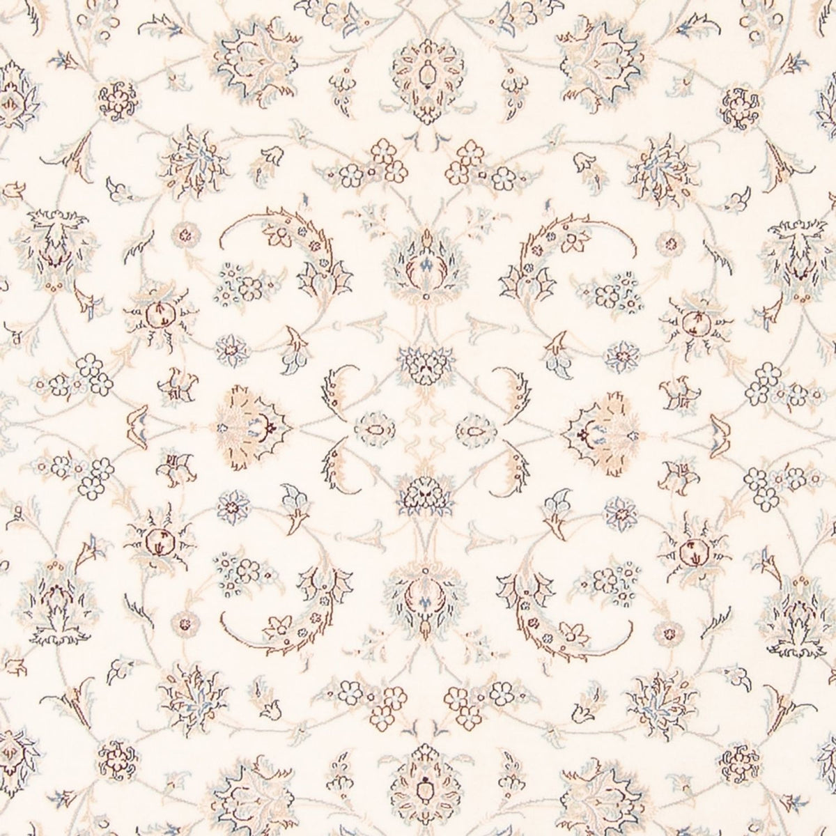 Tapis persan - Nain - 259 x 228 cm - crème