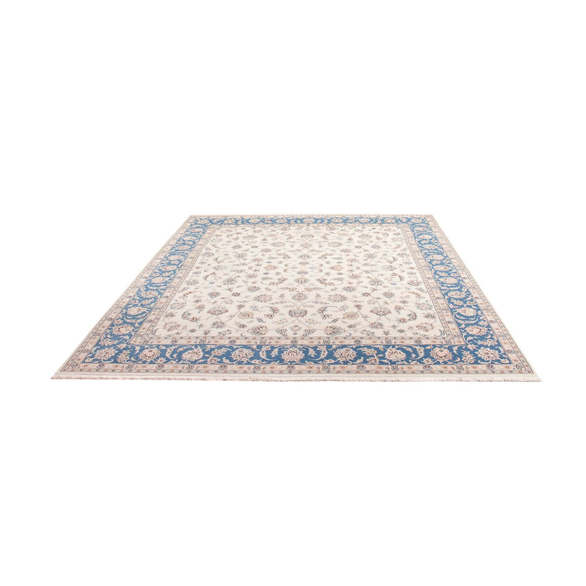 Tapis persan - Nain - 259 x 228 cm - crème