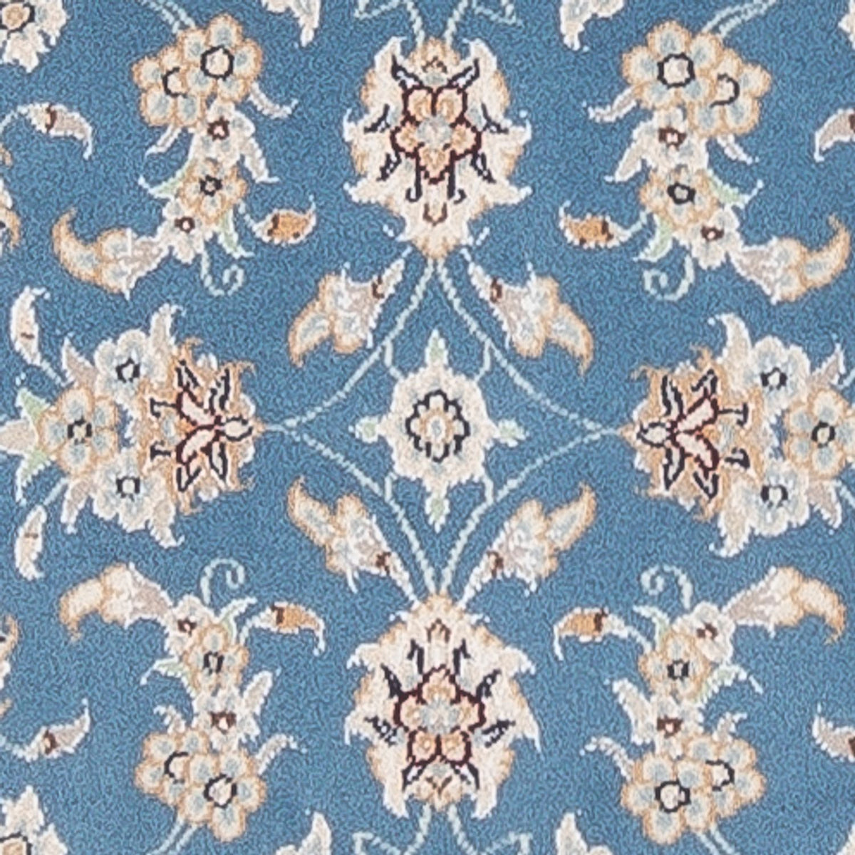 Tapis de couloir Tapis persan - Nain - Premium - 245 x 82 cm - bleu