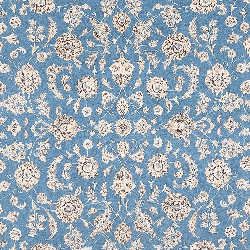 Tapis persan - Nain - Premium - 293 x 248 cm - bleu clair