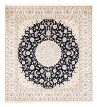 Tapis persan - Nain - 268 x 245 cm - bleu foncé