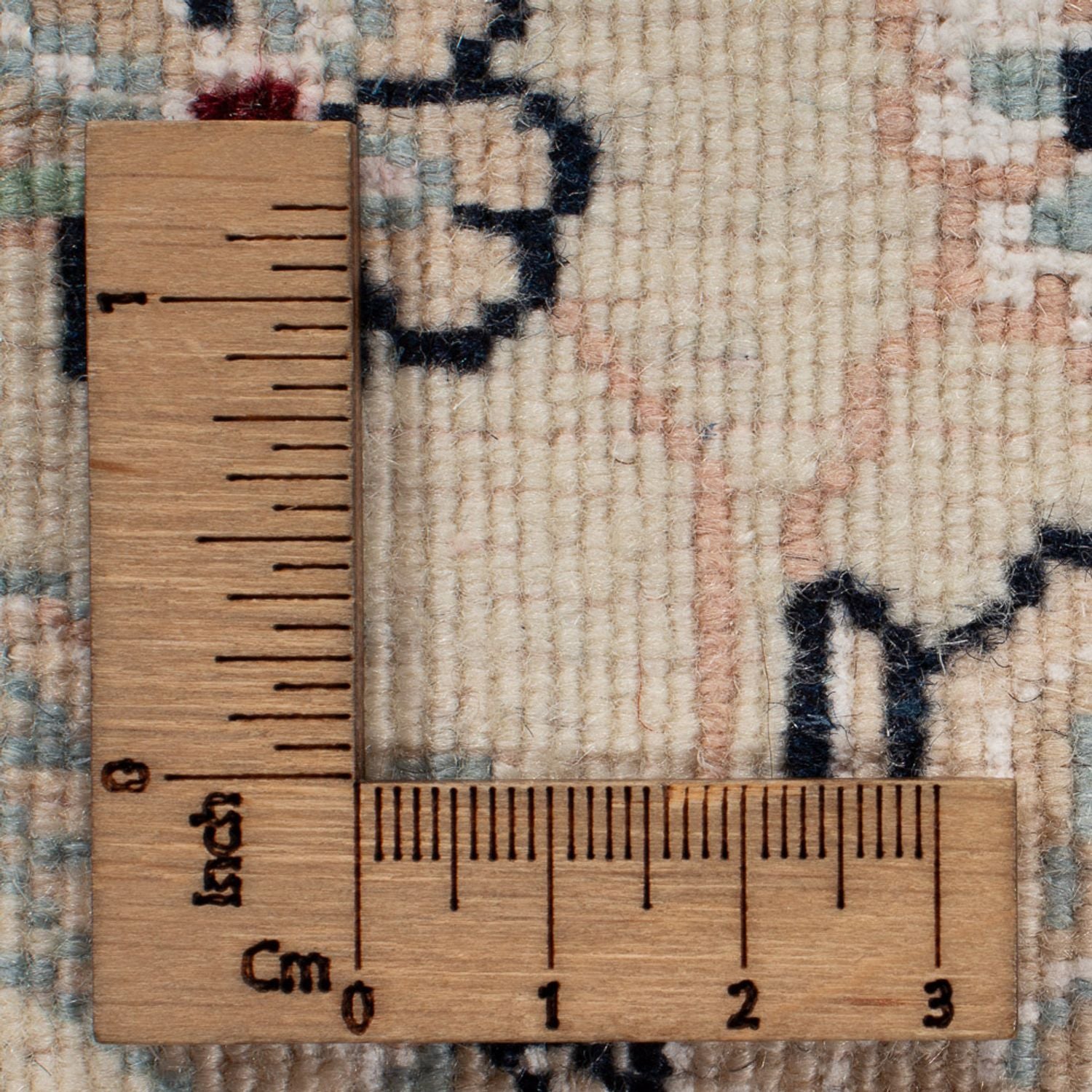 Tapis persan - Nain - 268 x 245 cm - bleu foncé