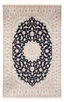 Tapis persan - Nain - Premium - 340 x 246 cm - bleu foncé