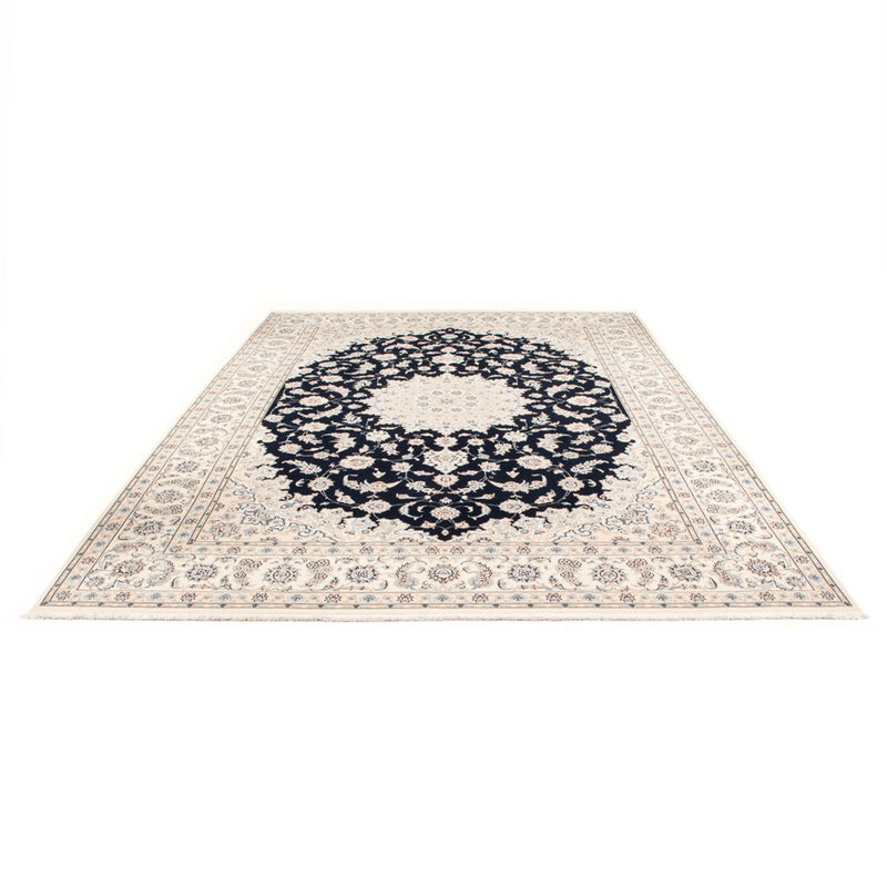 Tapis persan - Nain - Premium - 348 x 245 cm - bleu foncé