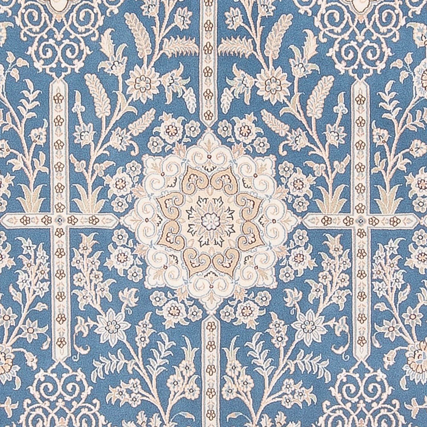 Tapis persan - Nain - Premium - 304 x 198 cm - bleu clair