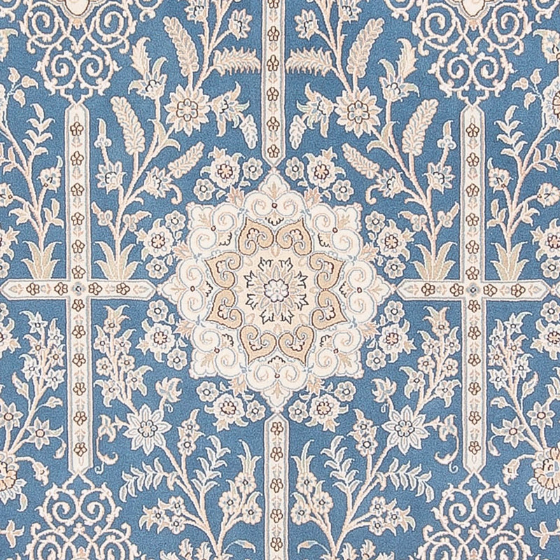 Tapis persan - Nain - Premium - 304 x 198 cm - bleu clair
