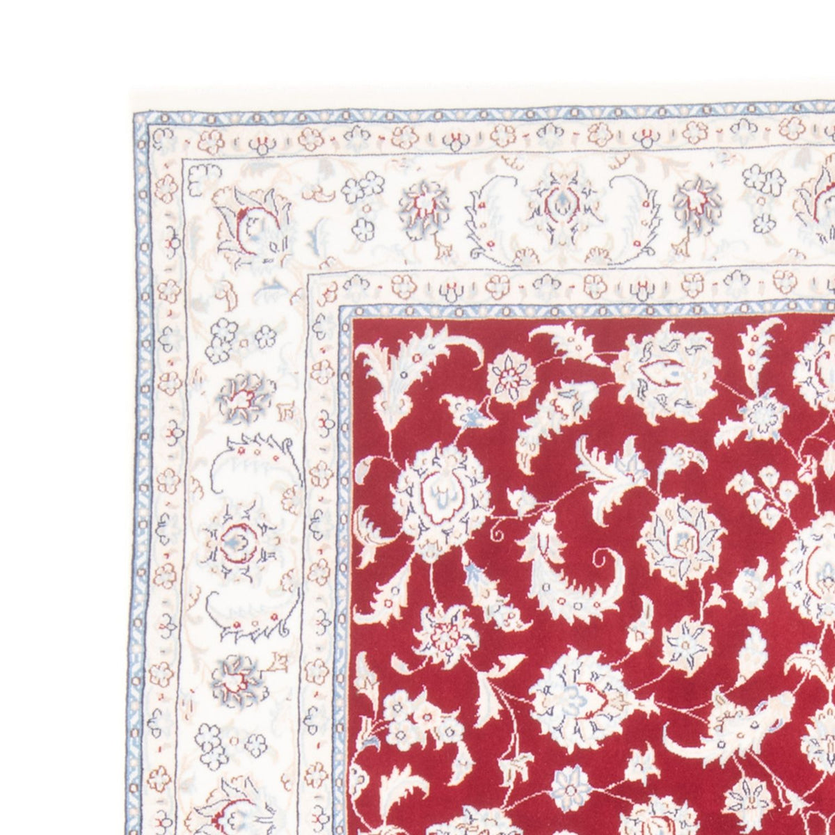 Tapis persan - Nain - Royal - 197 x 149 cm - rouge