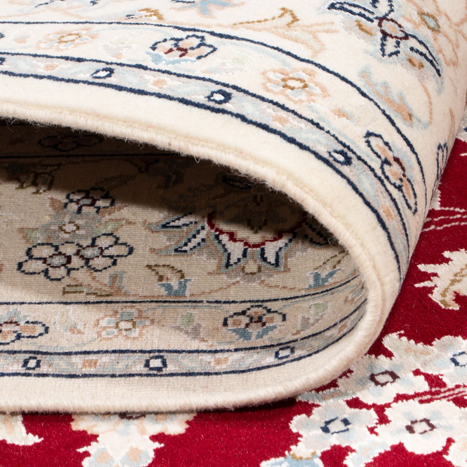 Tapis persan - Nain - Premium - 197 x 150 cm - rouge