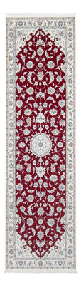 Tapis de couloir Tapis persan - Nain - Premium - 254 x 82 cm - rouge