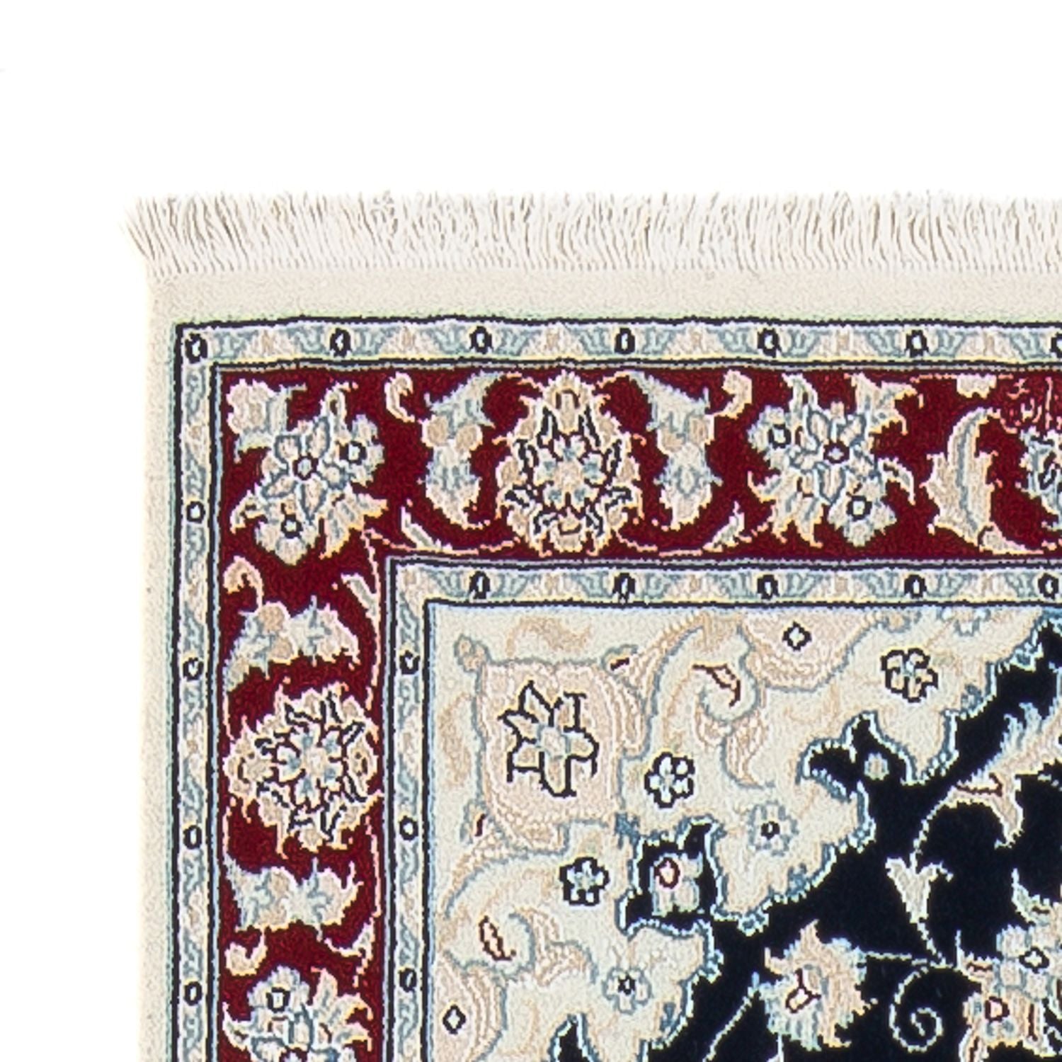 Tapis de couloir Tapis persan - Nain - Premium - 259 x 80 cm - bleu foncé