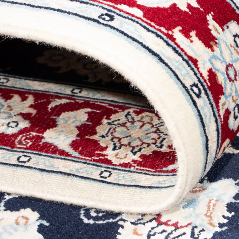 Tapis de couloir Tapis persan - Nain - Premium - 259 x 80 cm - bleu foncé