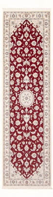 Tapis de couloir Tapis persan - Nain - Premium - 248 x 81 cm - rouge