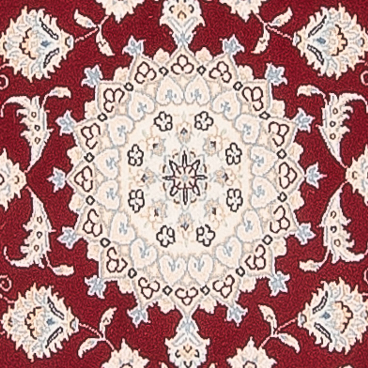 Tapis de couloir Tapis persan - Nain - Premium - 248 x 81 cm - rouge