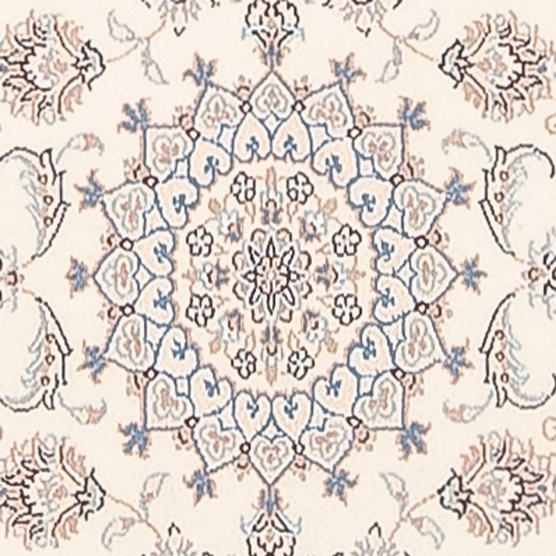 Tapis de couloir Tapis persan - Nain - Premium - 252 x 82 cm - crème