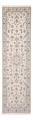 Tapis de couloir Tapis persan - Nain - Premium - 261 x 82 cm - crème