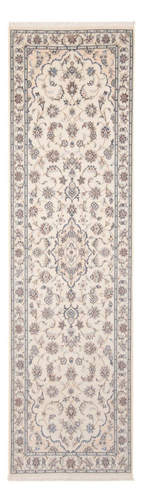 Tapis de couloir Tapis persan - Nain - Premium - 261 x 82 cm - crème