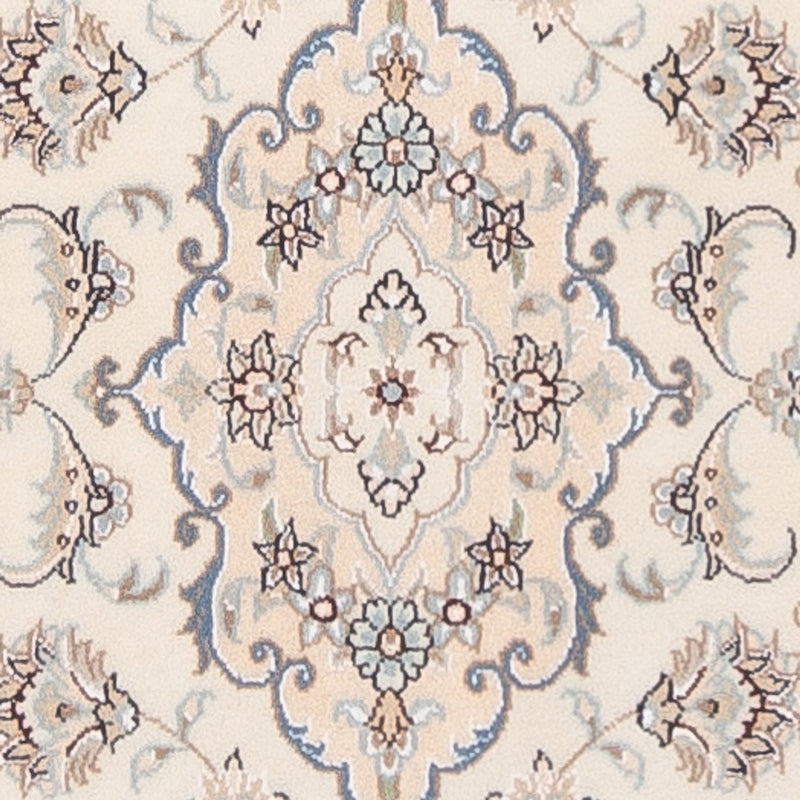 Tapis de couloir Tapis persan - Nain - Premium - 261 x 82 cm - crème