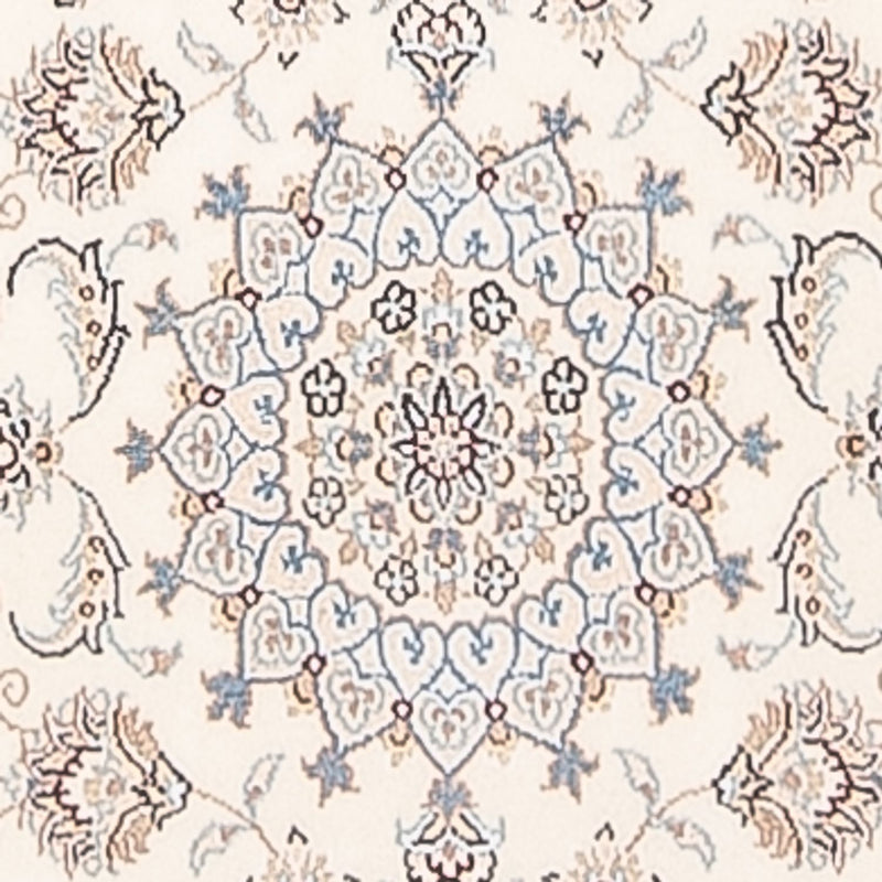 Tapis de couloir Tapis persan - Nain - Premium - 249 x 82 cm - crème