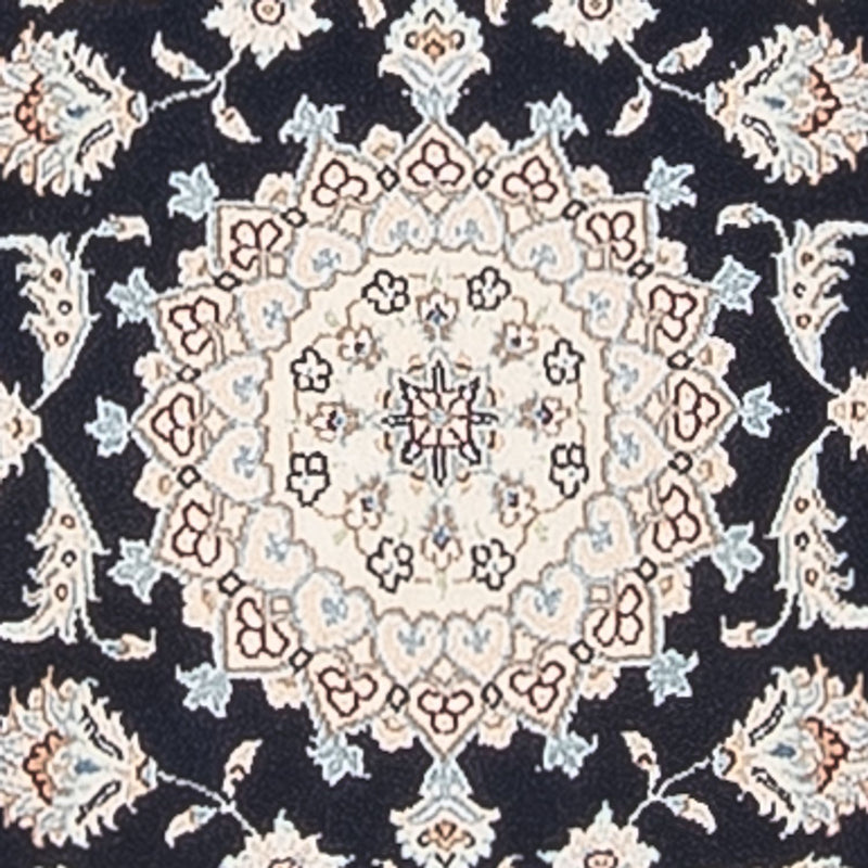 Tapis de couloir Tapis persan - Nain - Premium - 245 x 80 cm - bleu foncé