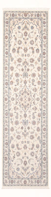 Tapis de couloir Tapis persan - Nain - Premium - 258 x 79 cm - crème