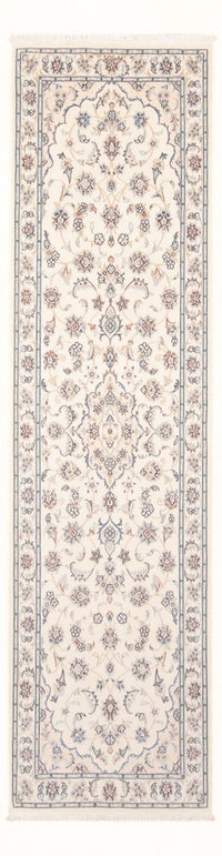 Tapis de couloir Tapis persan - Nain - Premium - 258 x 79 cm - crème