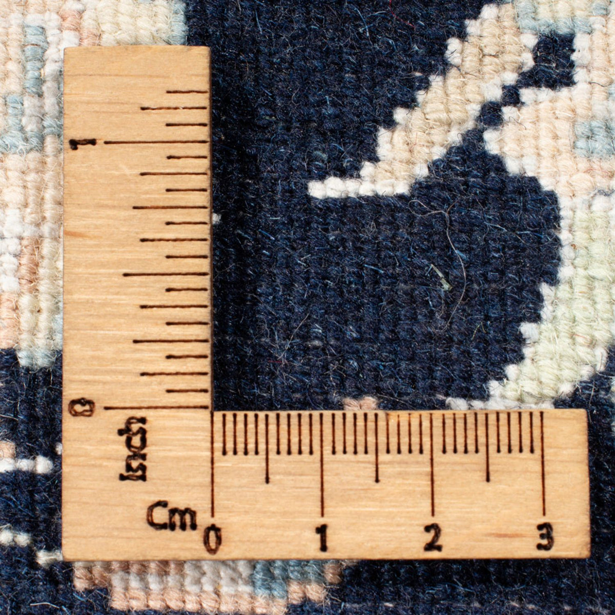 Tapis de couloir Tapis persan - Nain - Royal - 207 x 80 cm - bleu foncé