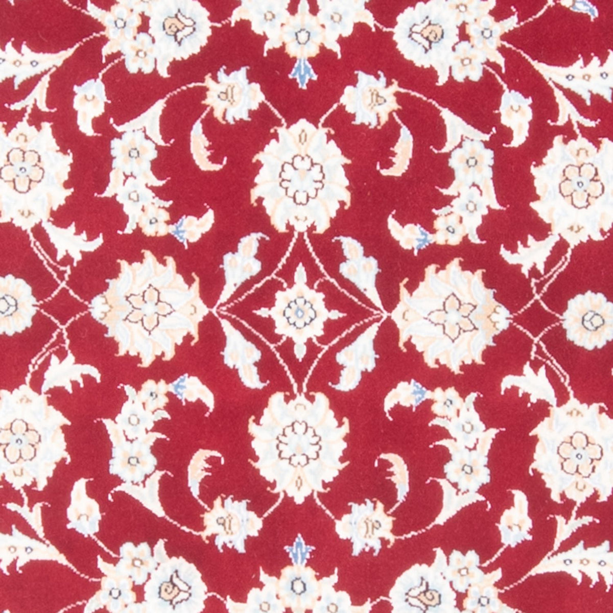 Tapis de couloir Tapis persan - Nain - Royal - 199 x 80 cm - rouge