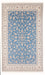 Tapis persan - Nain - Premium - 294 x 197 cm - bleu clair