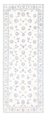 Tapis de couloir Tapis persan - Nain - Royal - 197 x 78 cm - crème