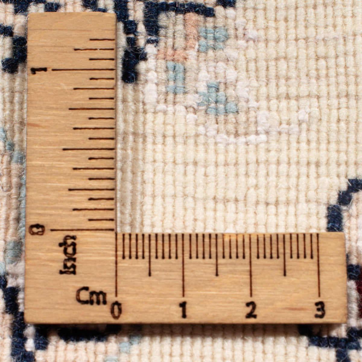 Tapis de couloir Tapis persan - Nain - Royal - 197 x 78 cm - crème