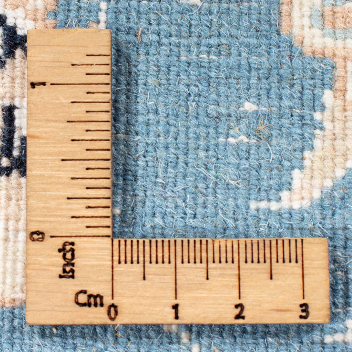 Tapis de couloir Tapis persan - Nain - Royal - 209 x 84 cm - bleu clair