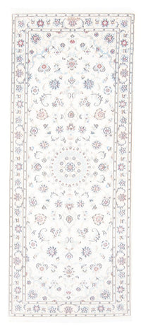 Tapis de couloir Tapis persan - Nain - Royal - 200 x 80 cm - crème
