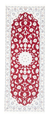 Tapis de couloir Tapis persan - Nain - Royal - 200 x 80 cm - rouge