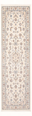 Tapis de couloir Tapis persan - Nain - Premium - 247 x 80 cm - crème