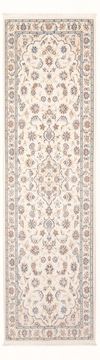 Tapis de couloir Tapis persan - Nain - Premium - 247 x 80 cm - crème