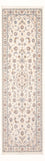 Tapis de couloir Tapis persan - Nain - Premium - 247 x 80 cm - crème