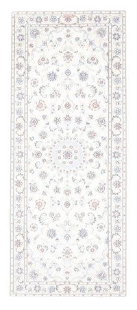 Tapis de couloir Tapis persan - Nain - Royal - 200 x 80 cm - crème