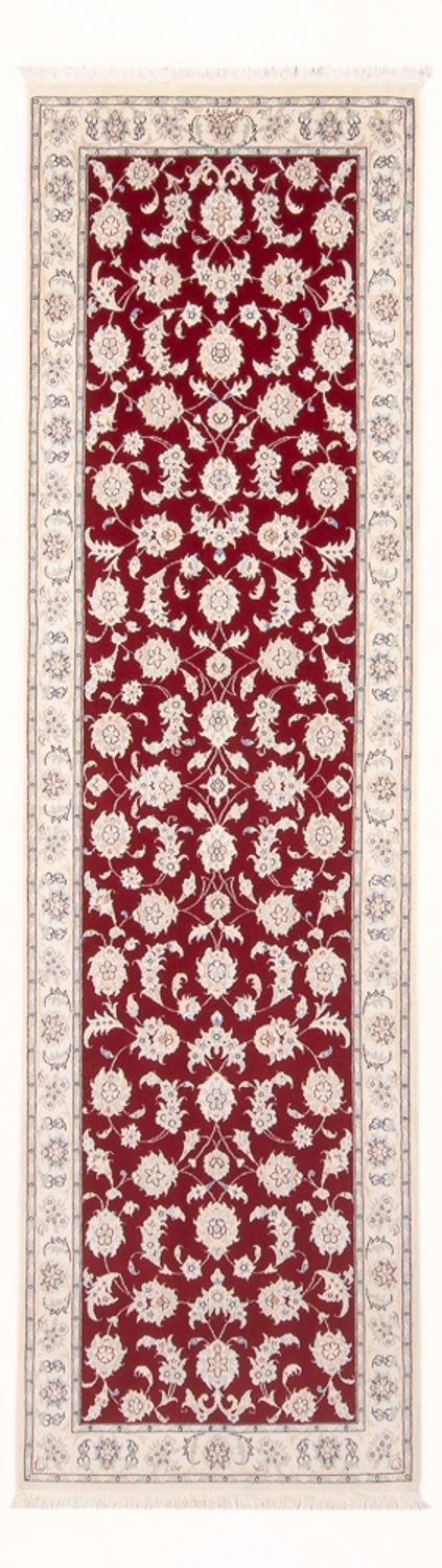 Tapis de couloir Tapis persan - Nain - Premium - 248 x 82 cm - rouge